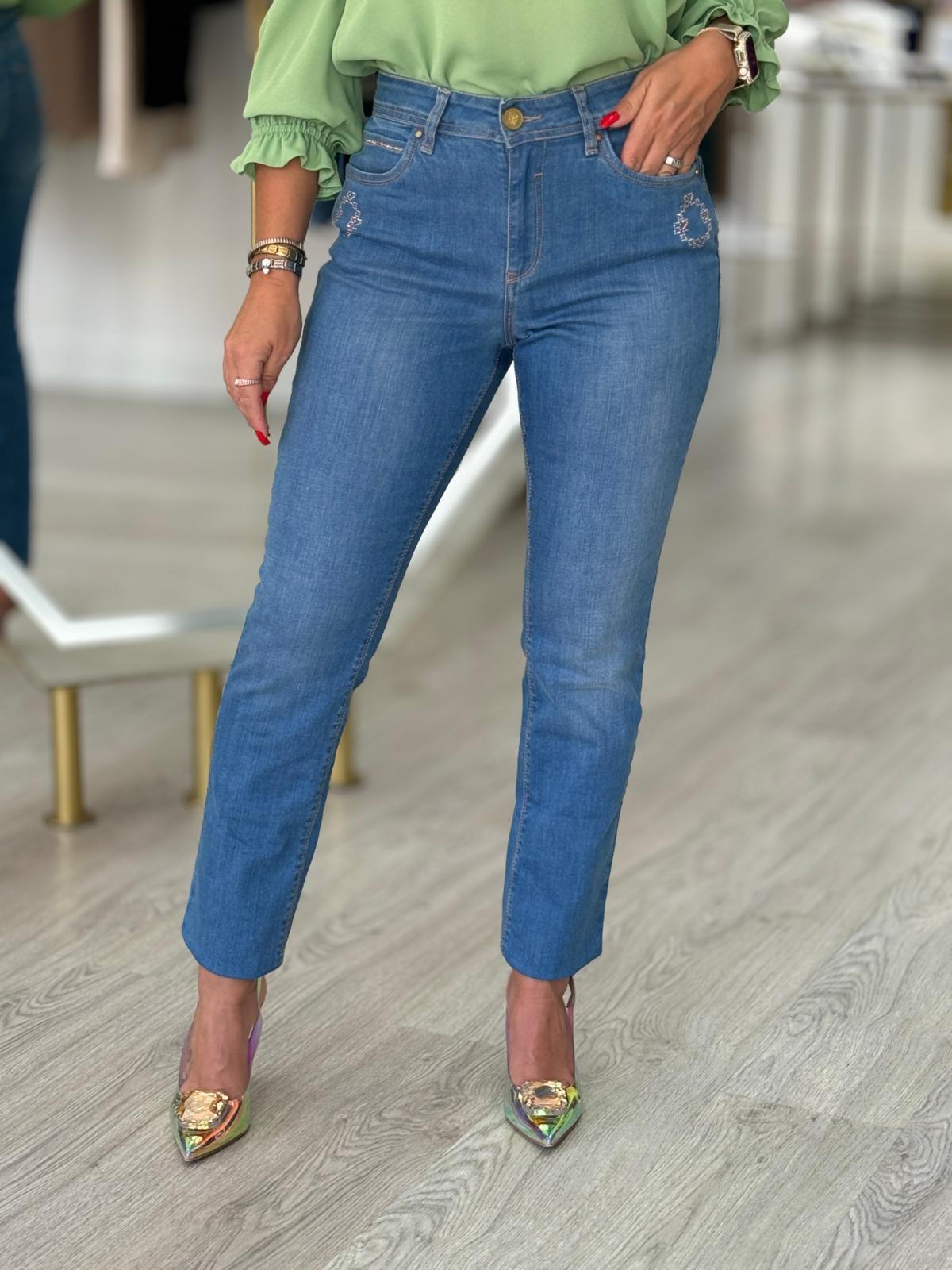 Calça de ganga slim