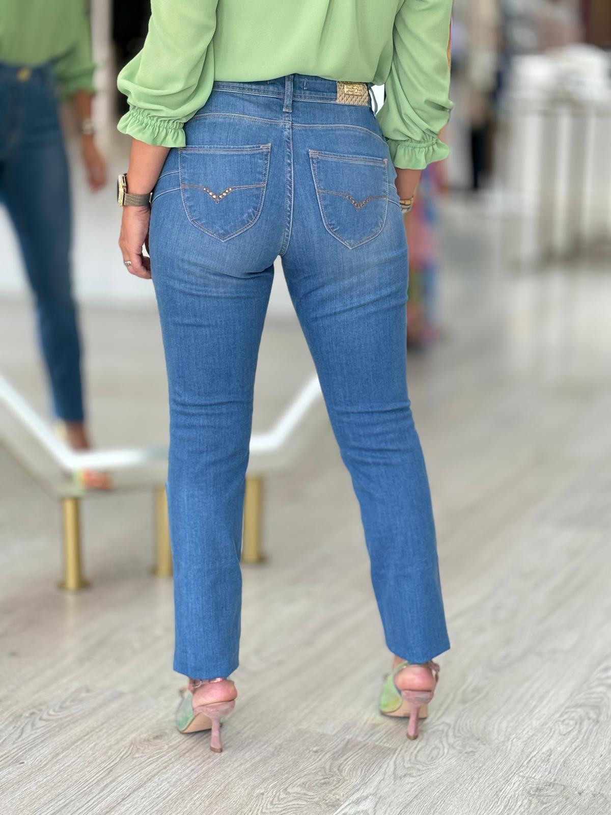 Calça de ganga slim