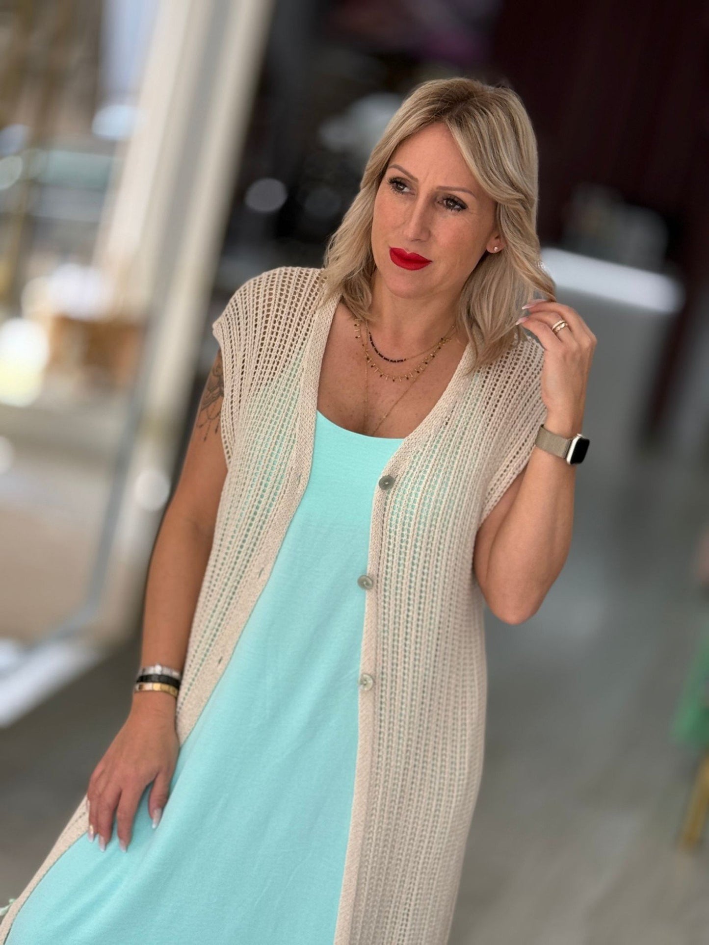 Coordenado Vestido e Colete