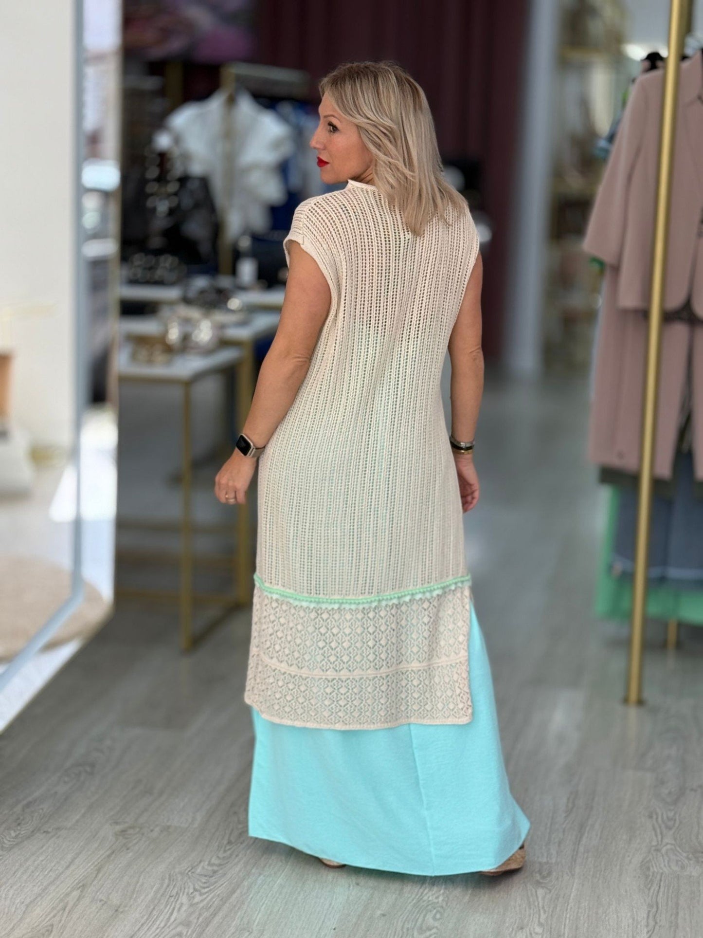 Coordenado Vestido e Colete