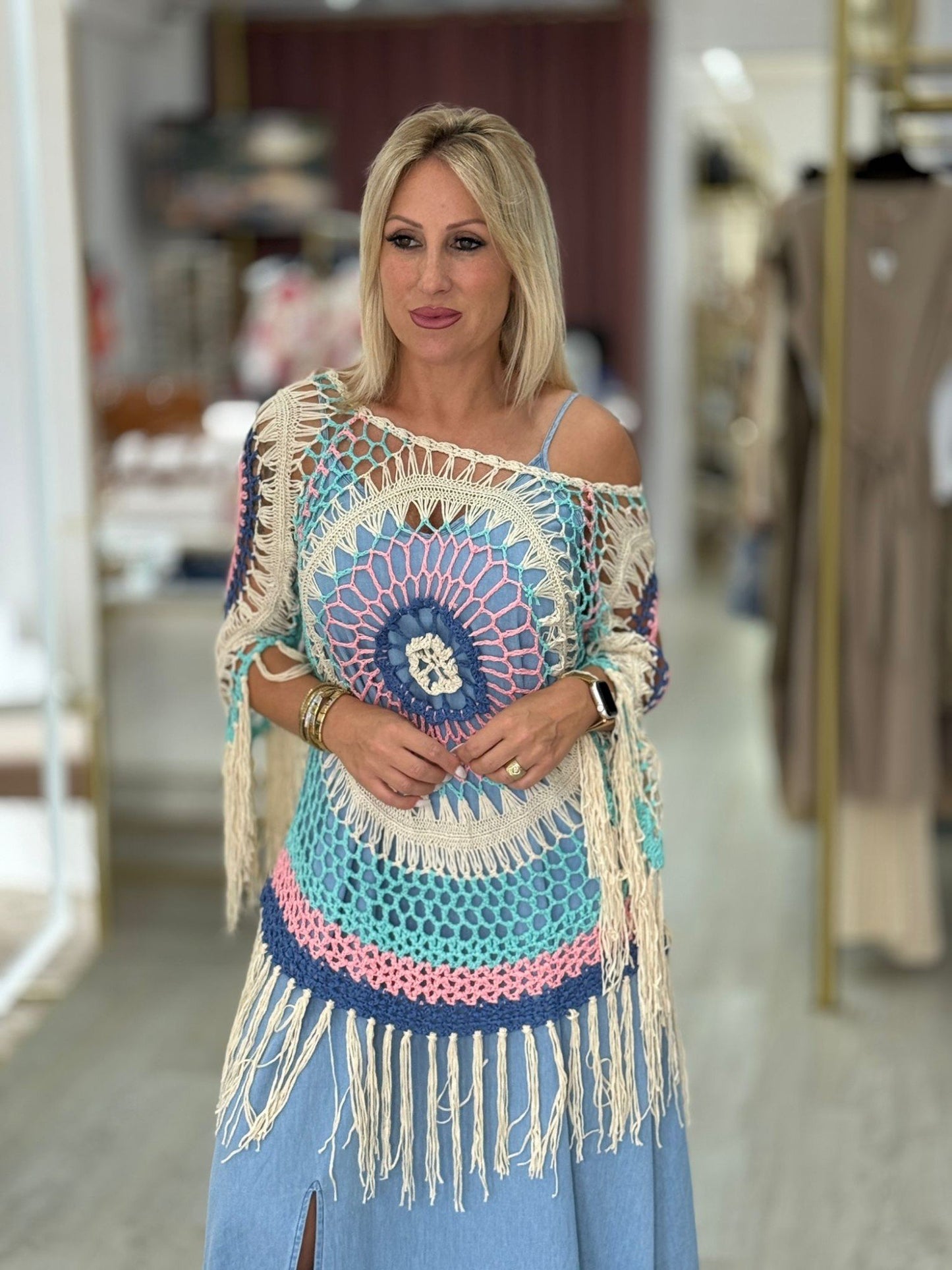 Coordenado vestido e camisola
