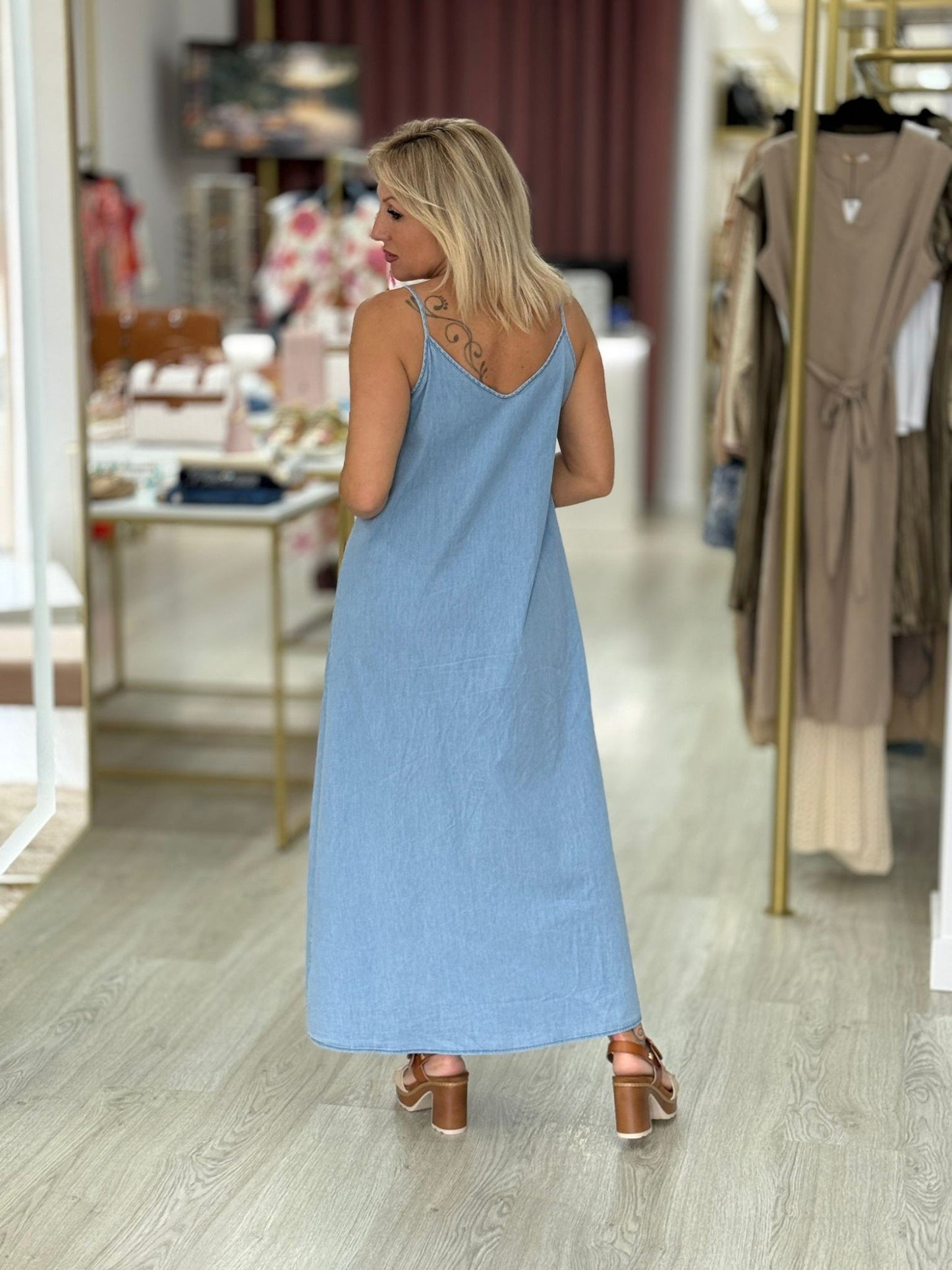 Coordenado vestido e camisola