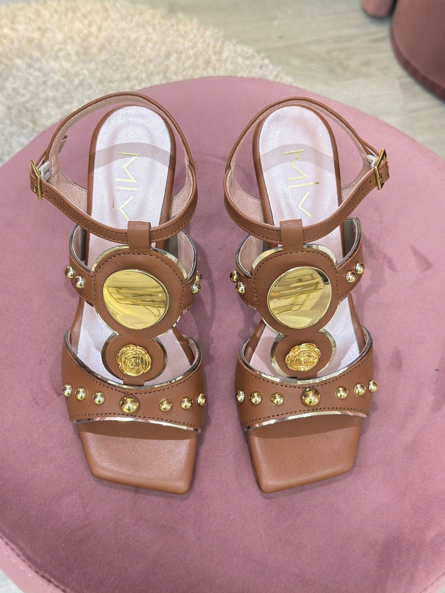 Sandália camel