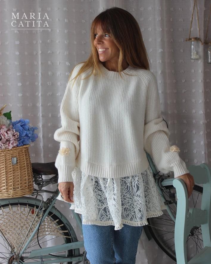 Camisola renda