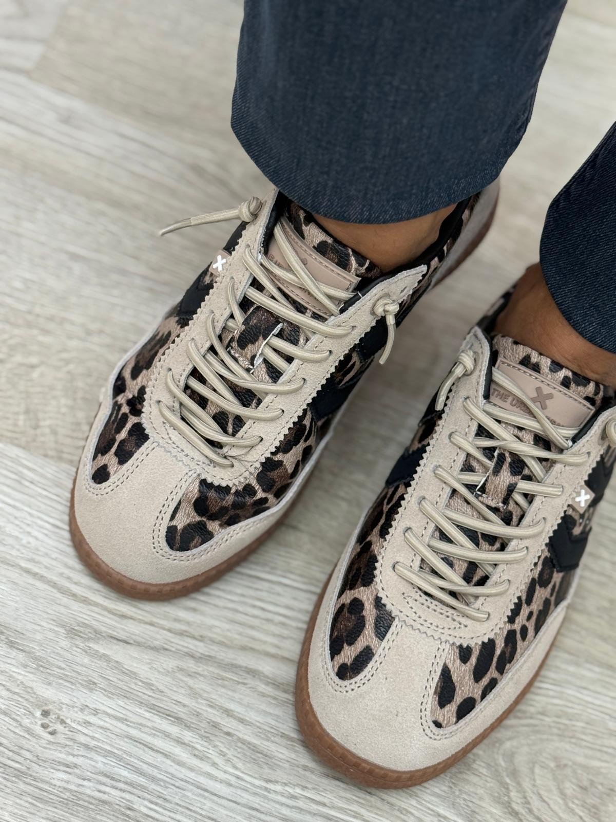 Ténis bege - animal print