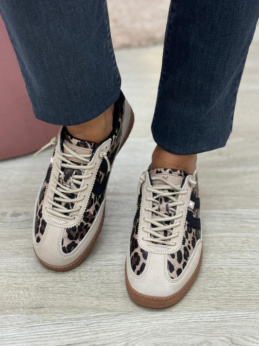 Ténis bege - animal print