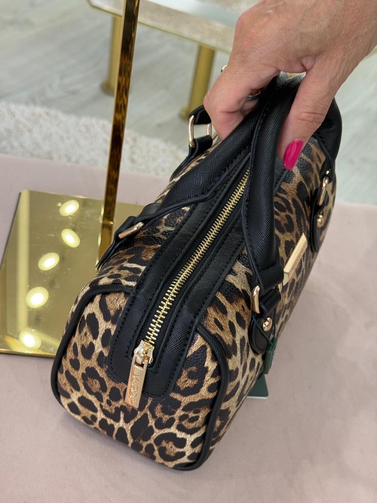 Mala pequena animal print