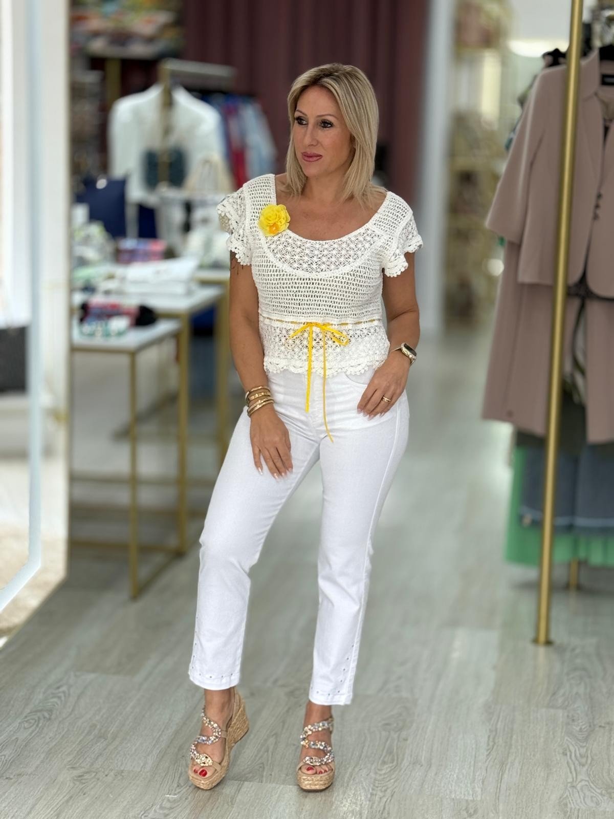 Blusa Crochet