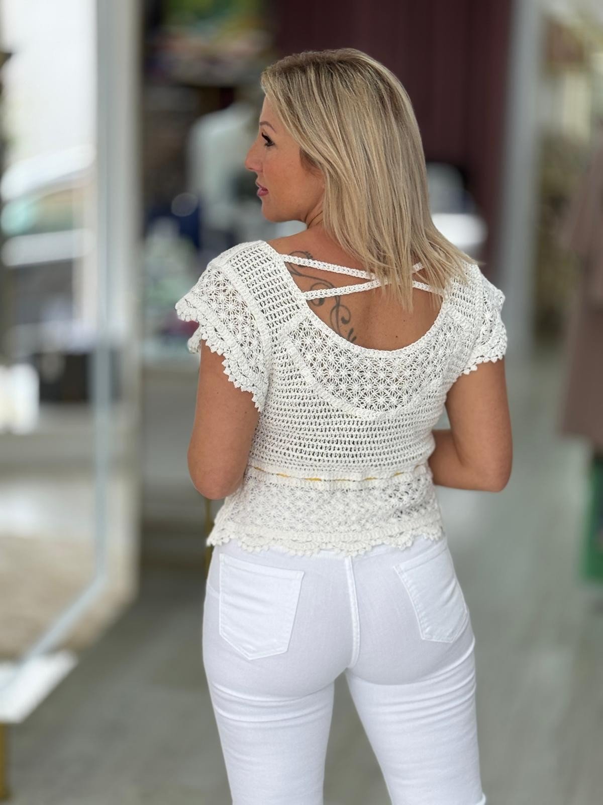 Blusa Crochet