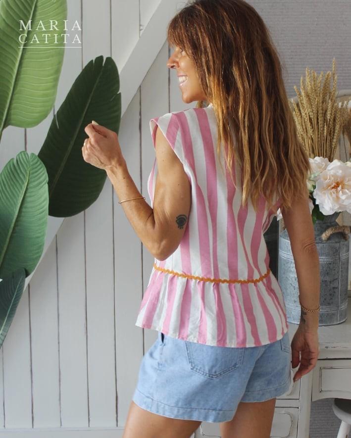 Blusa riscas