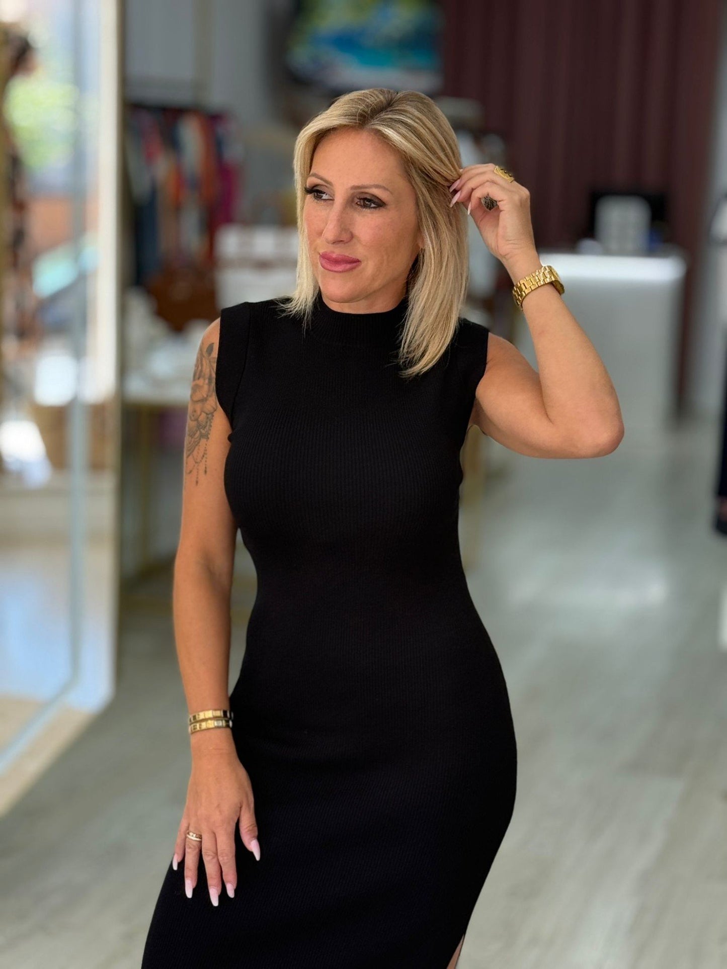 Vestido de malha