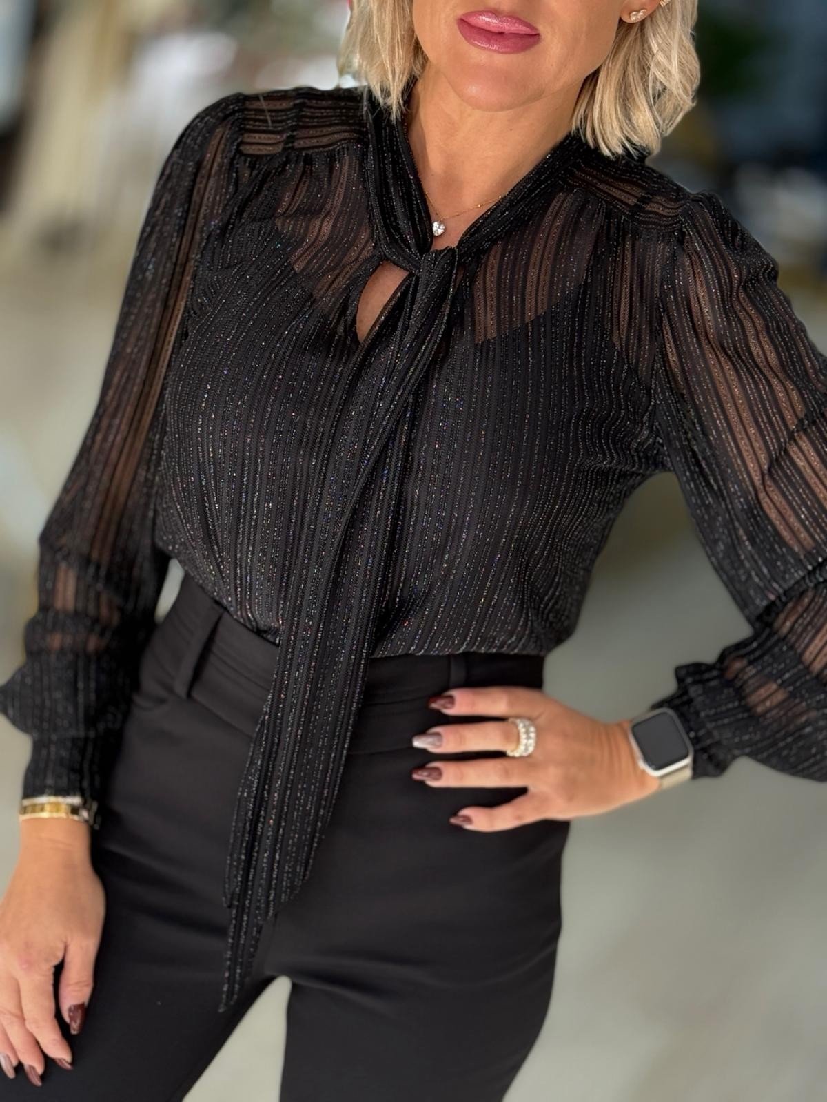 Blusa brilho