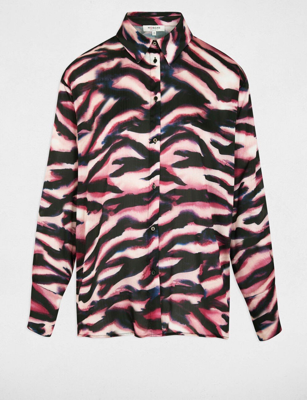 Camisa fluída estampada