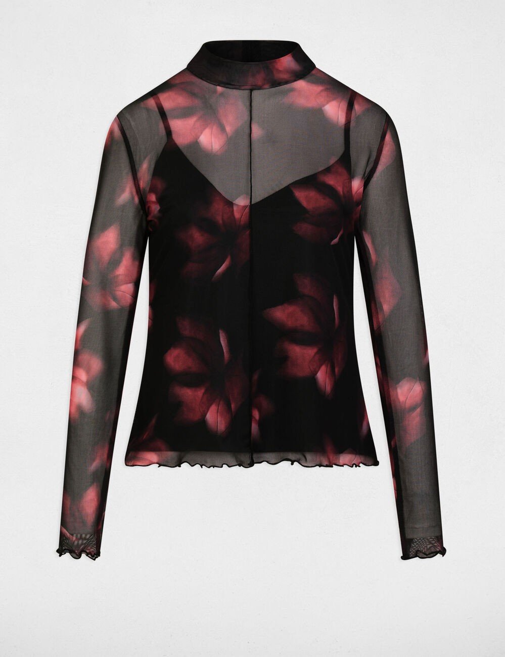 Camisola com transparência