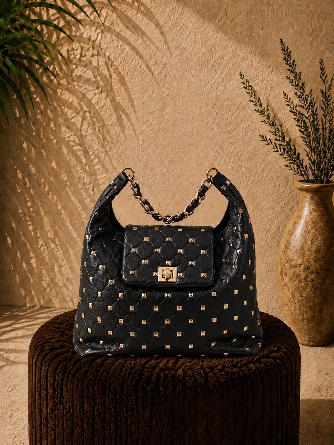Mala macia com tachas