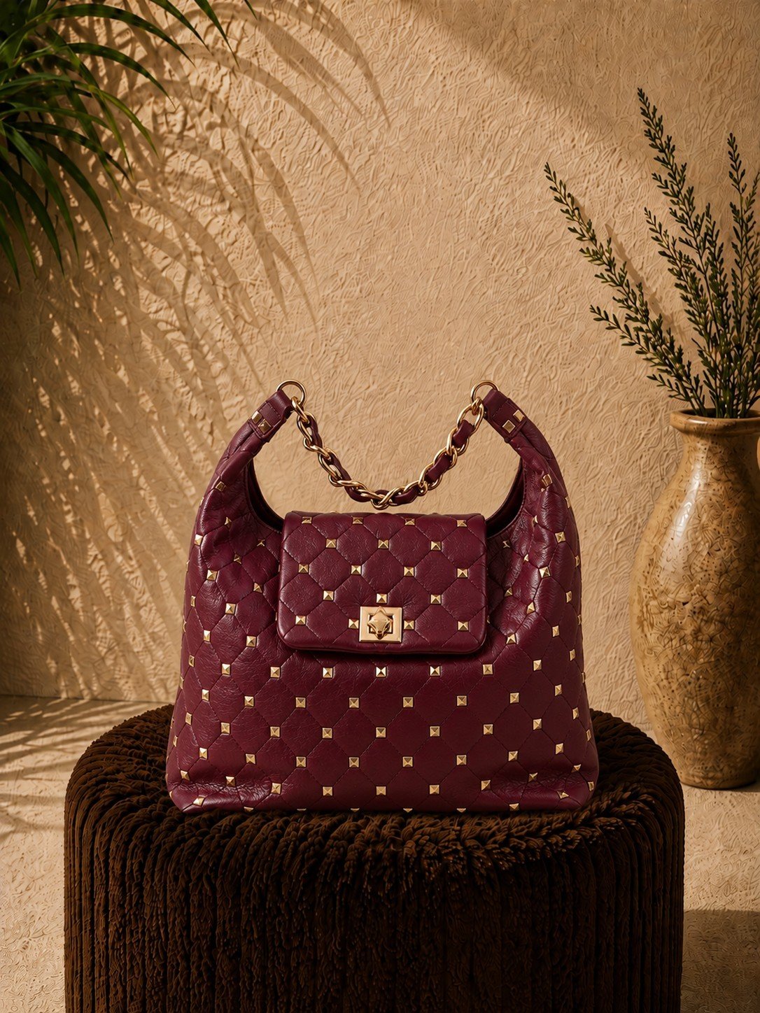 Mala macia com tachas