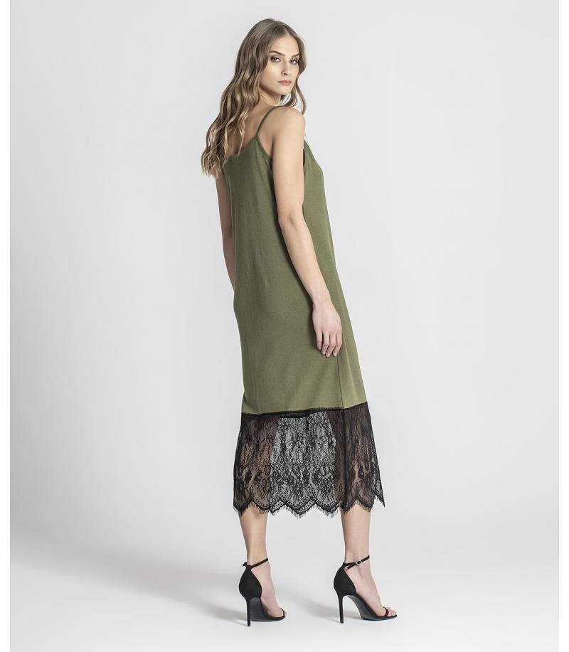 Vestido sombra renda