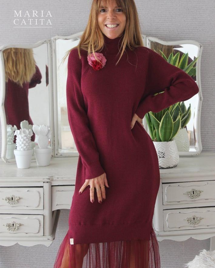 Vestido de malha