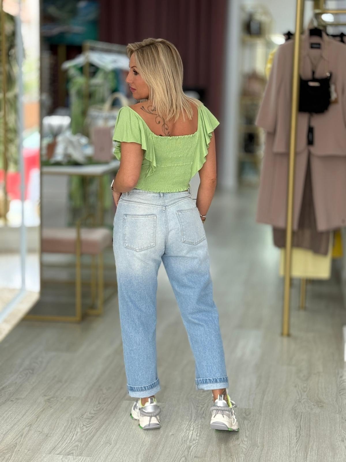 Top cropped com folho (+ cores)