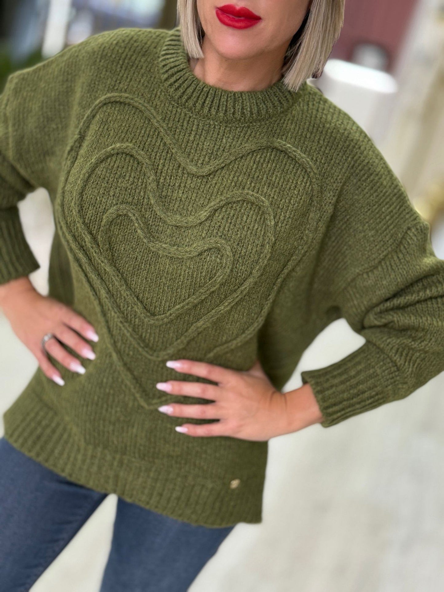 Camisola bordado coração (+ cores)