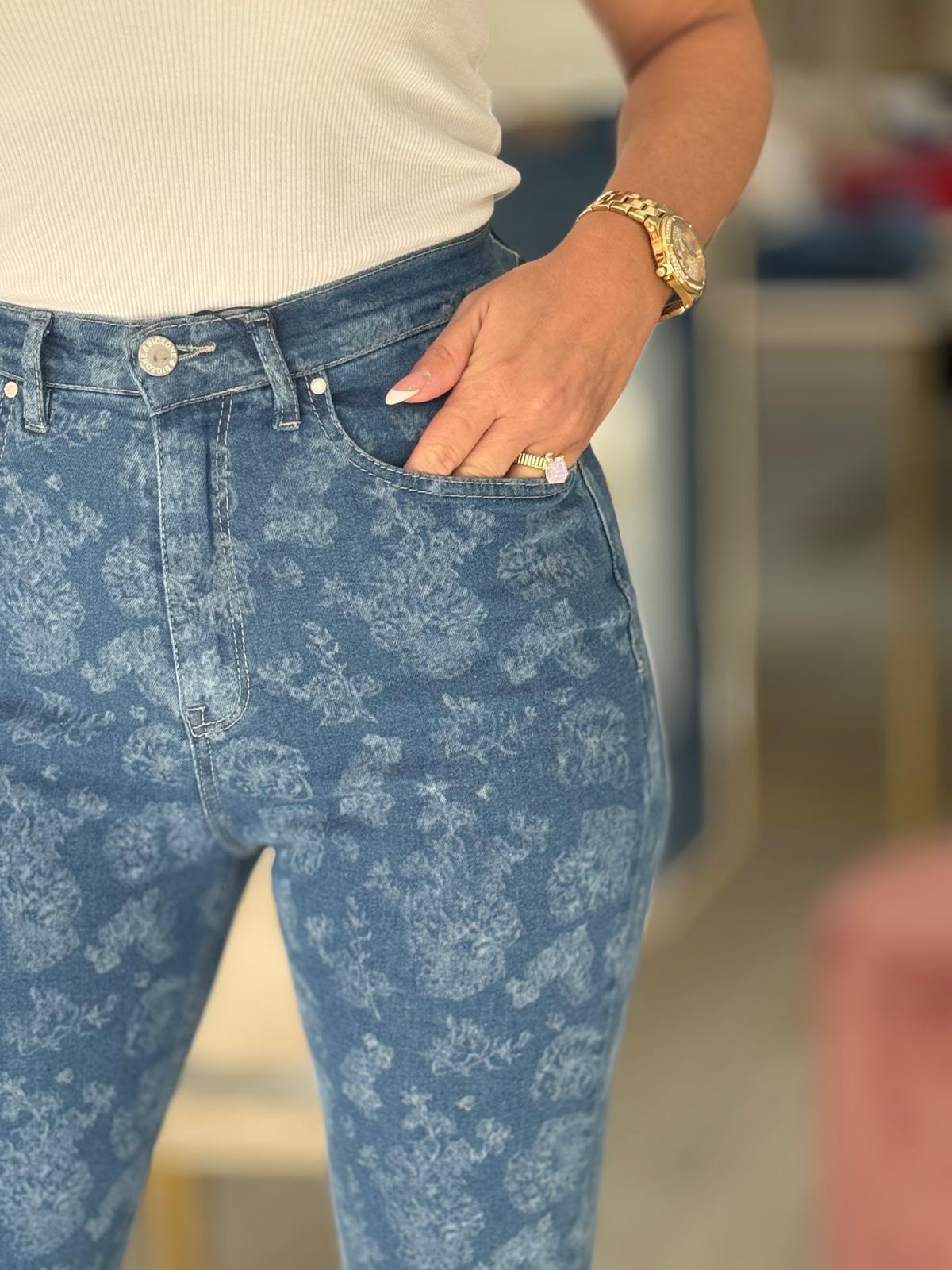 Calças de ganga Mom