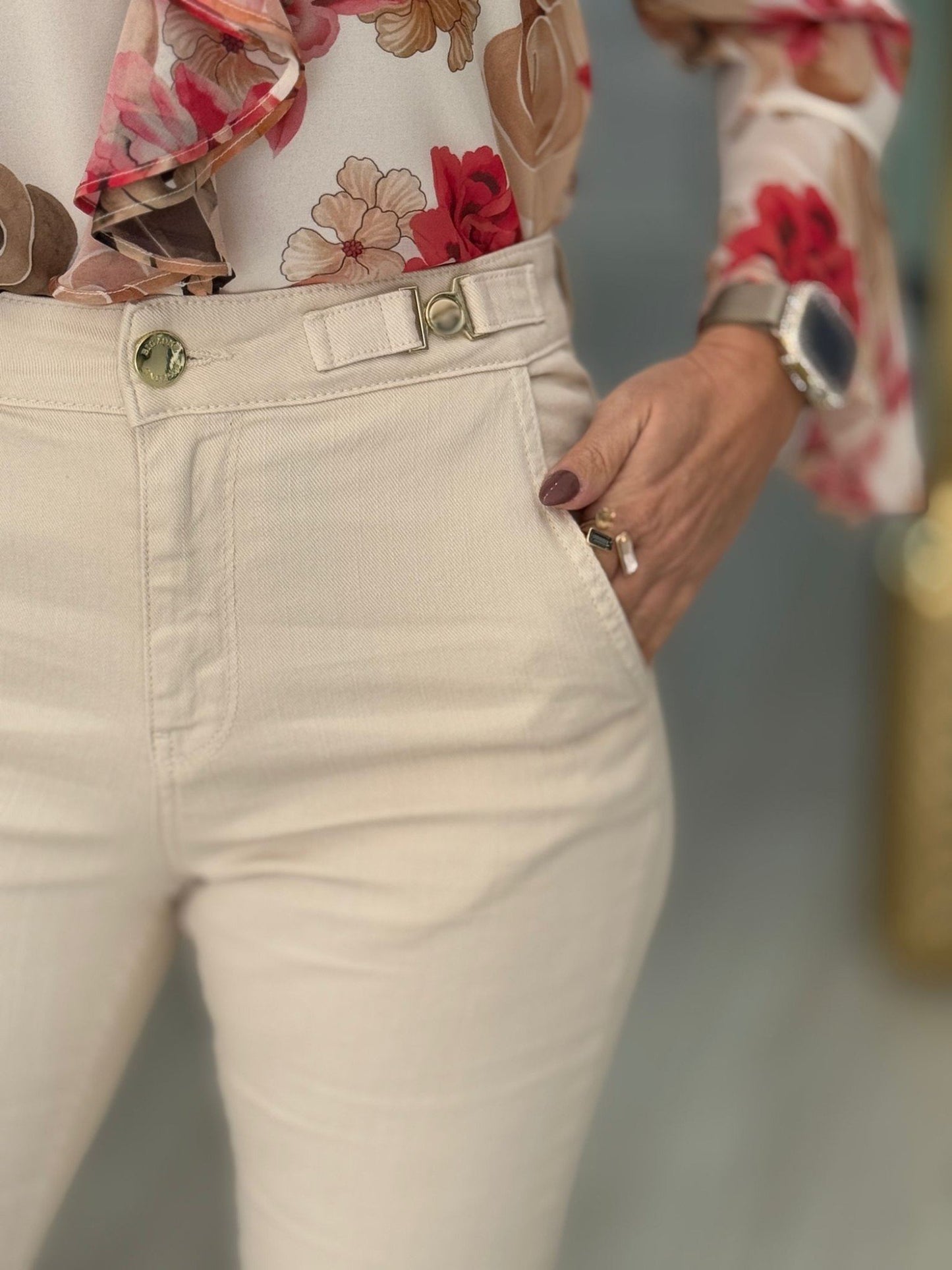Calça de ganga bootcut