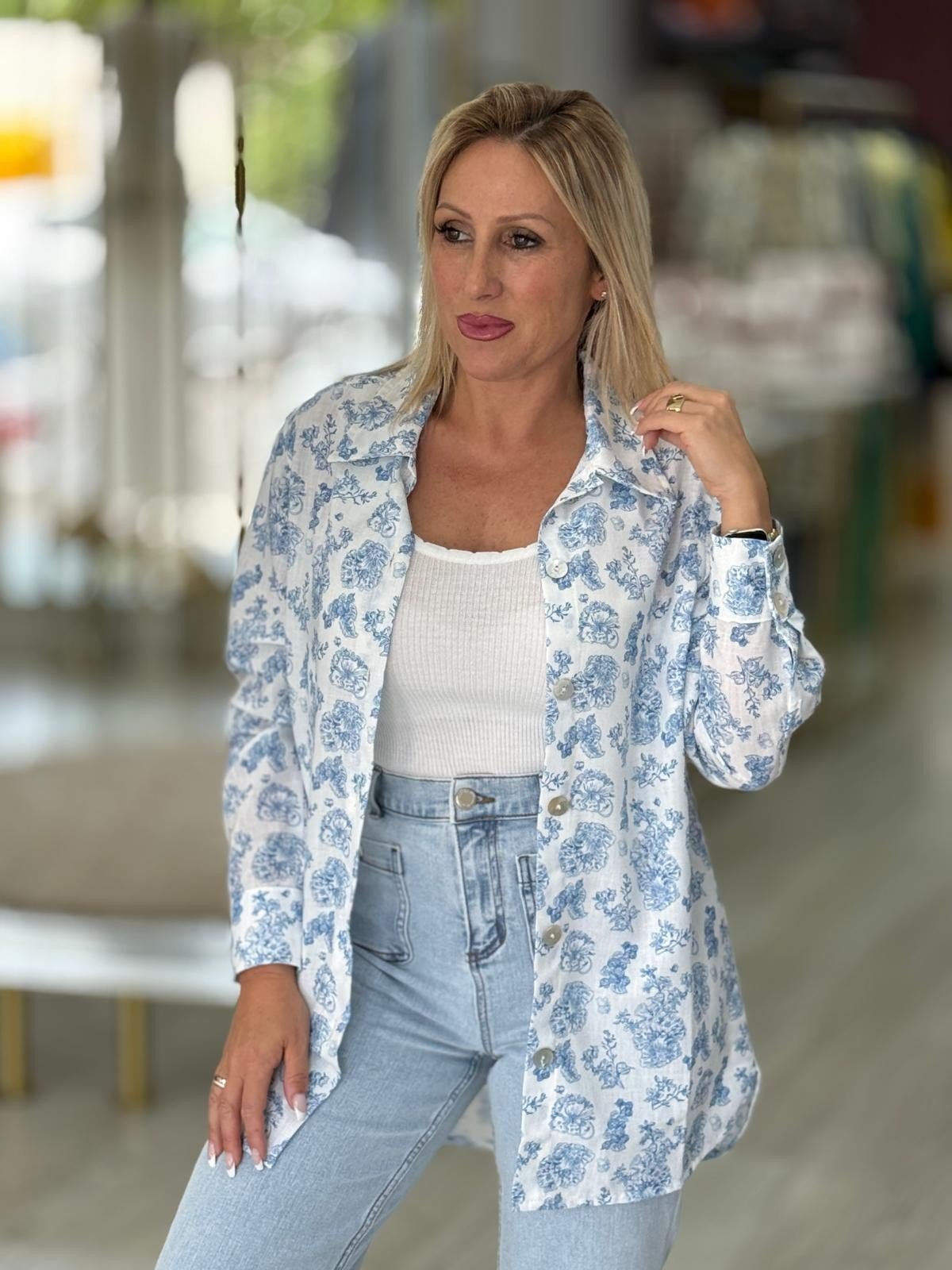 Camisa floral