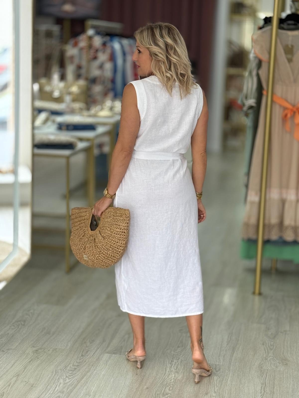 Vestido linho (+ cores)