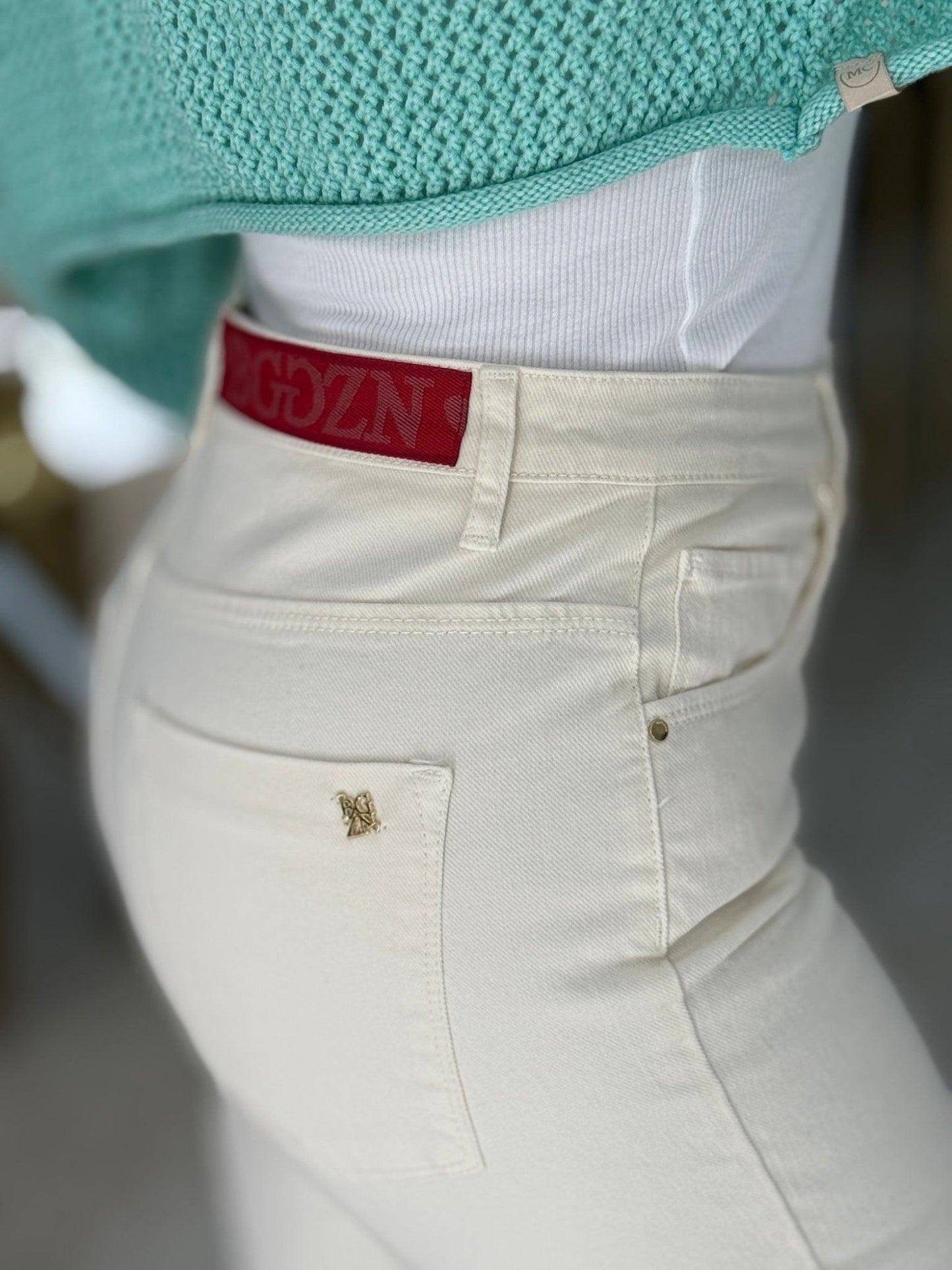 Calça de ganga Mom Slim