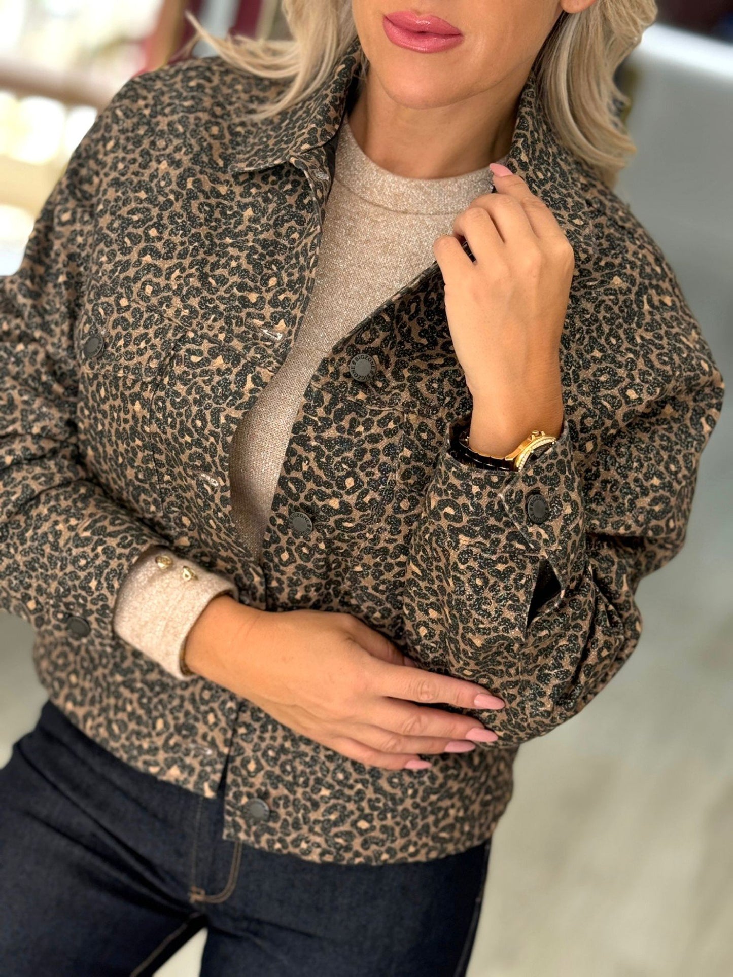 Blusão animal print