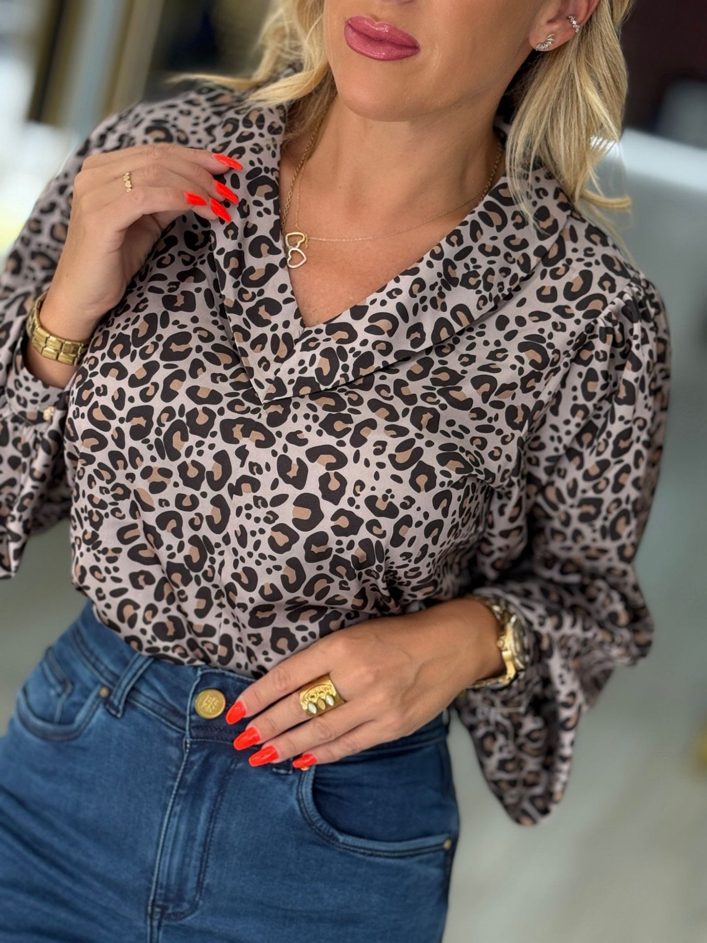 Blusa animal print