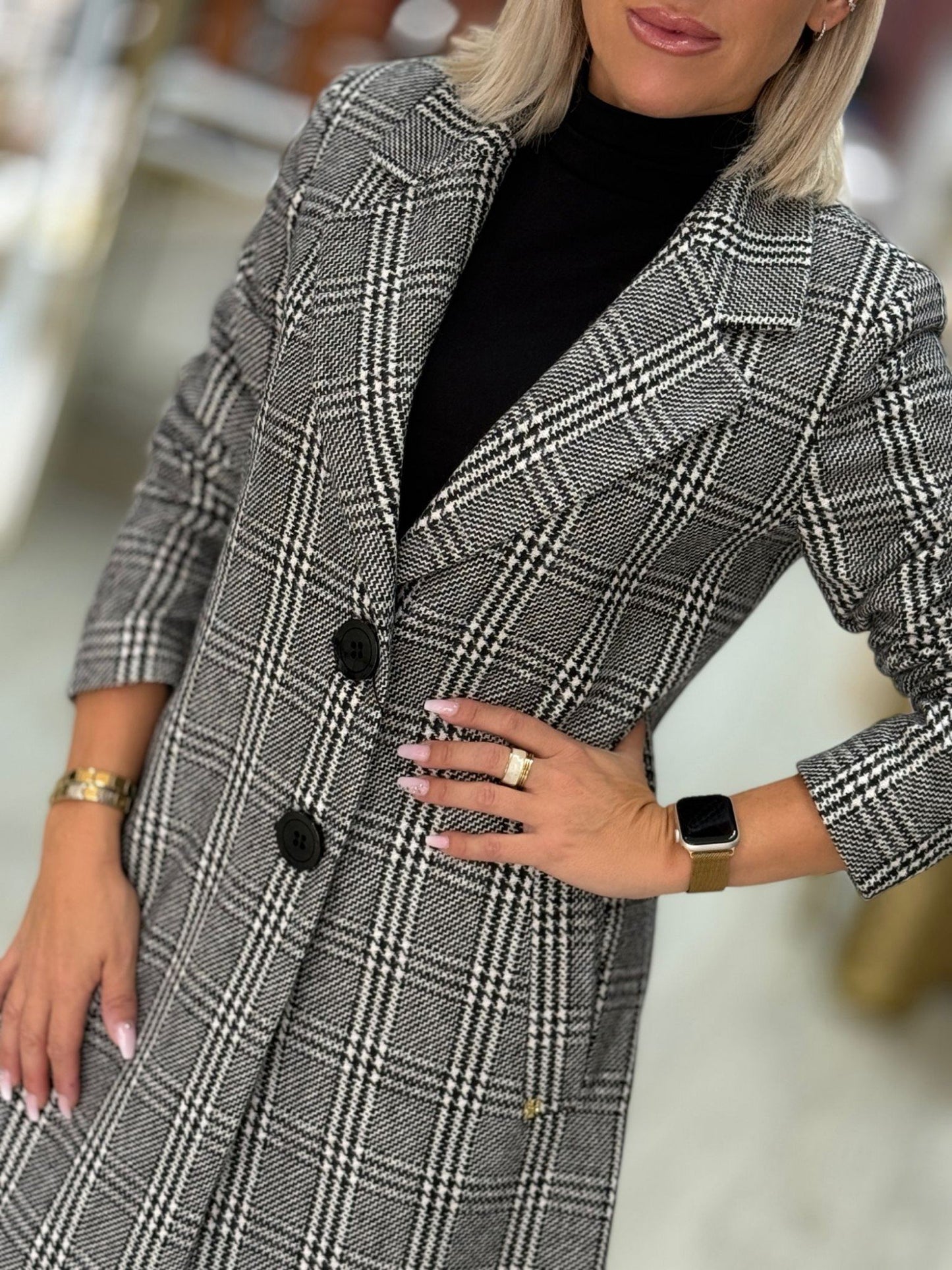 Casaco Pied de poule