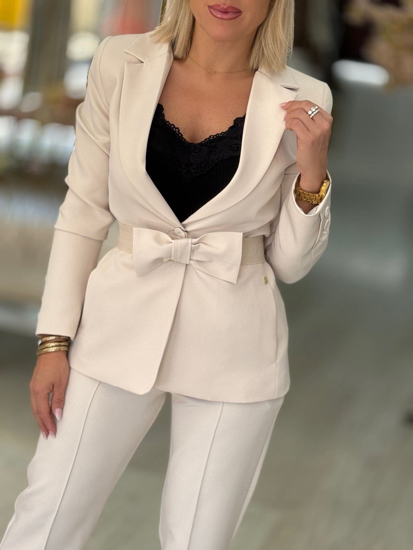 Blazer com cinto