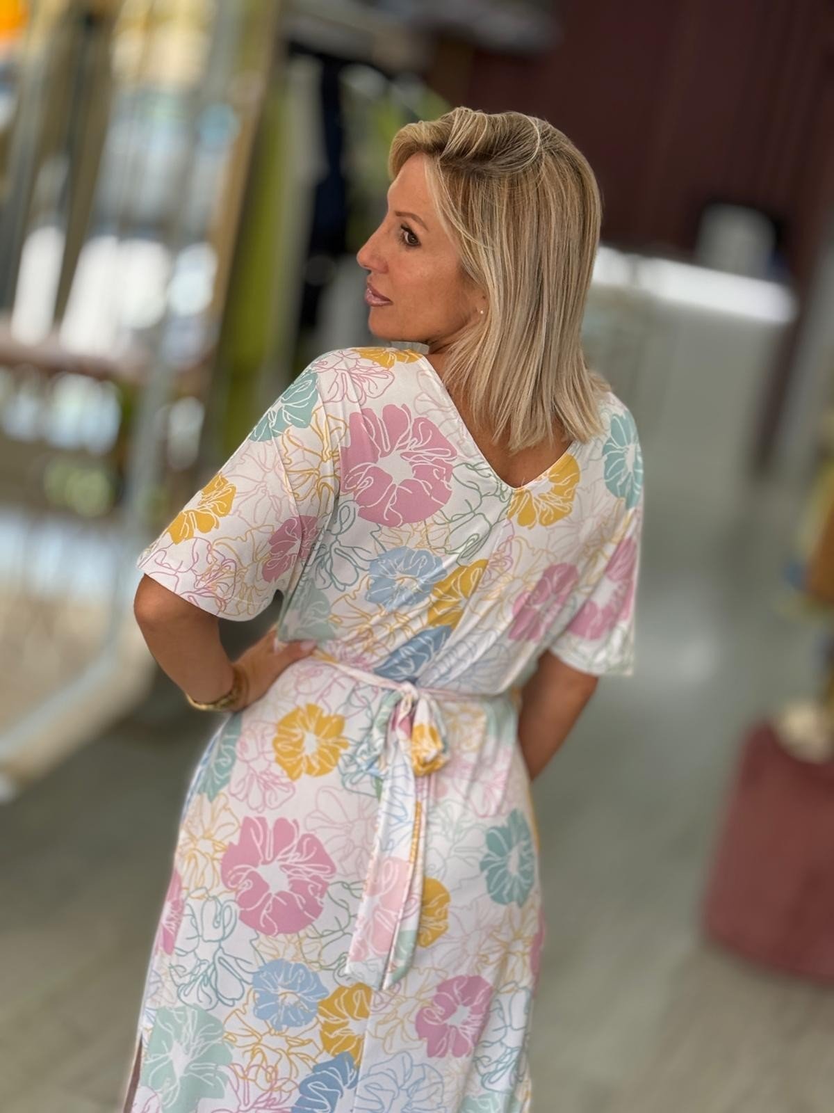 Vestido estampa floral
