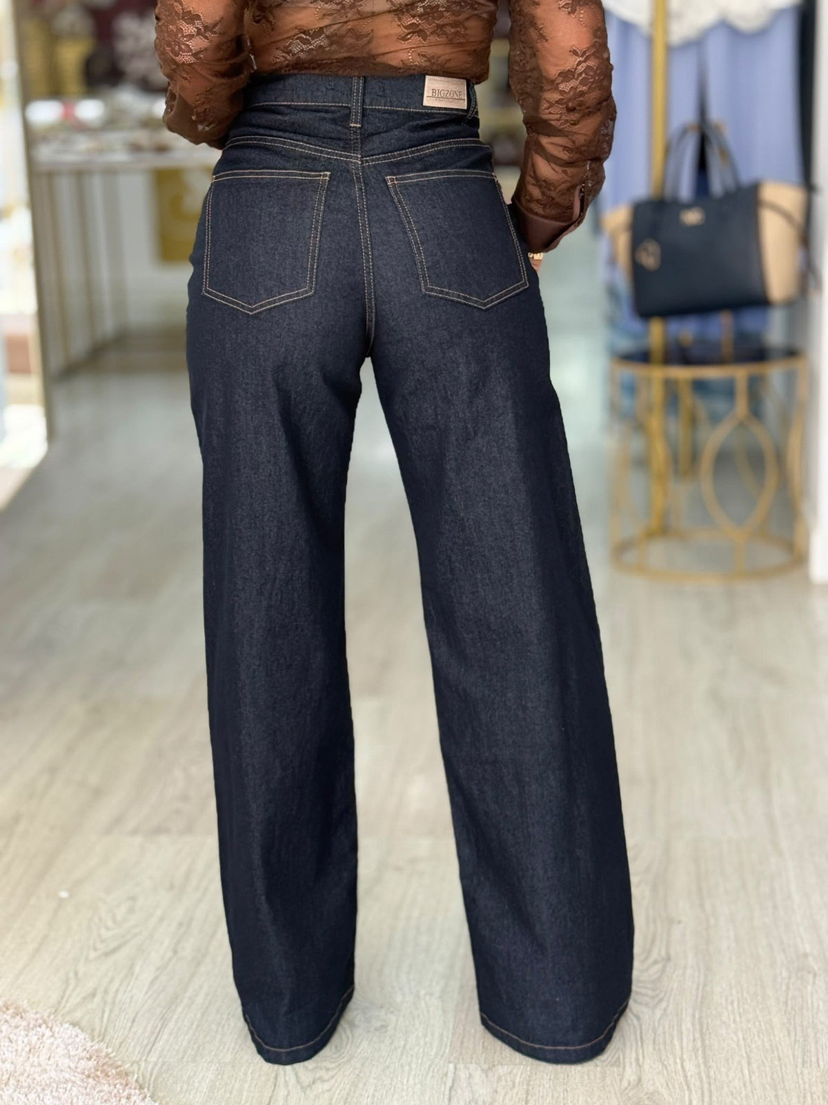 Calças e ganga Wide leg Cross Waist