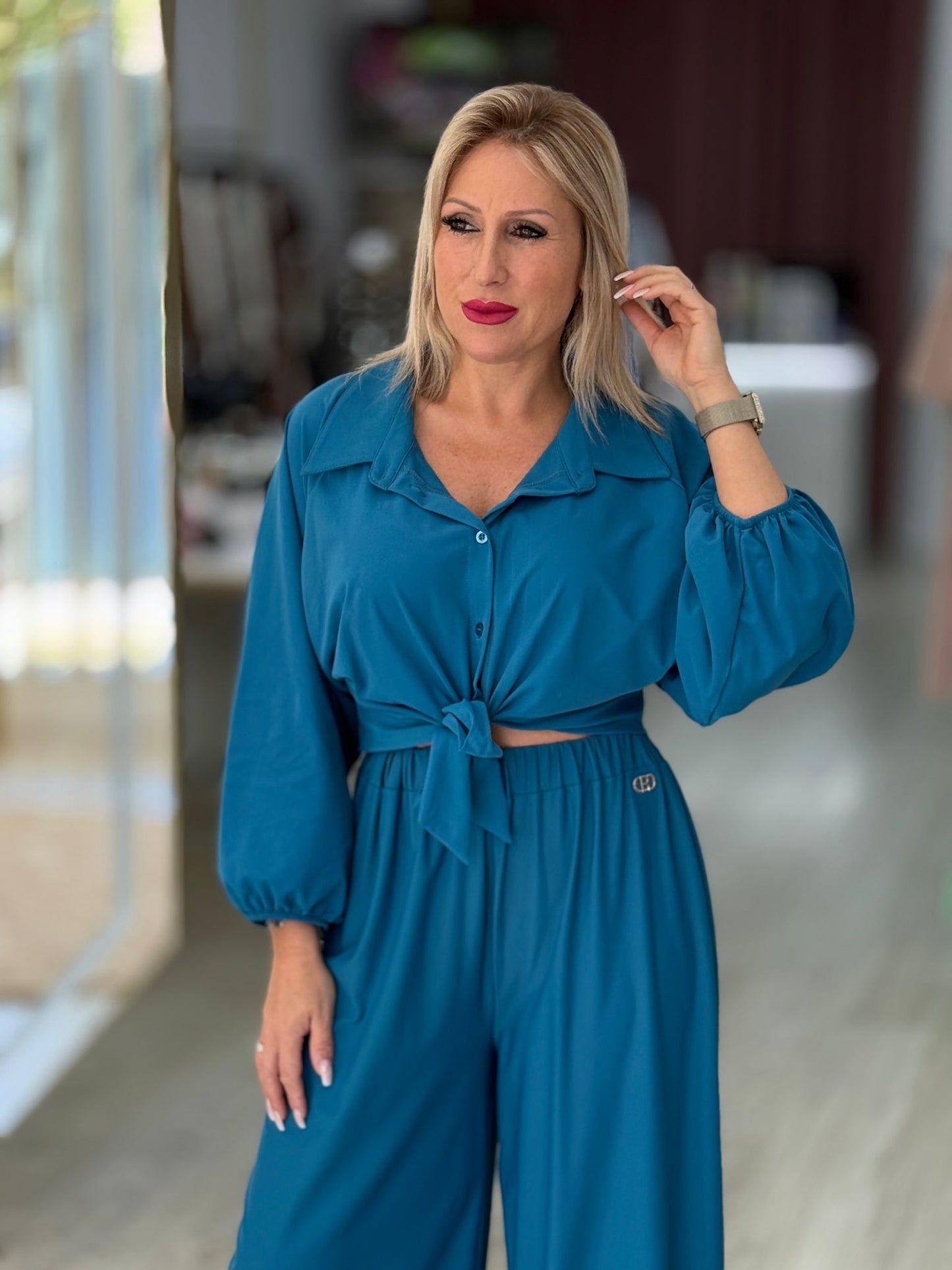 Blusa com botões