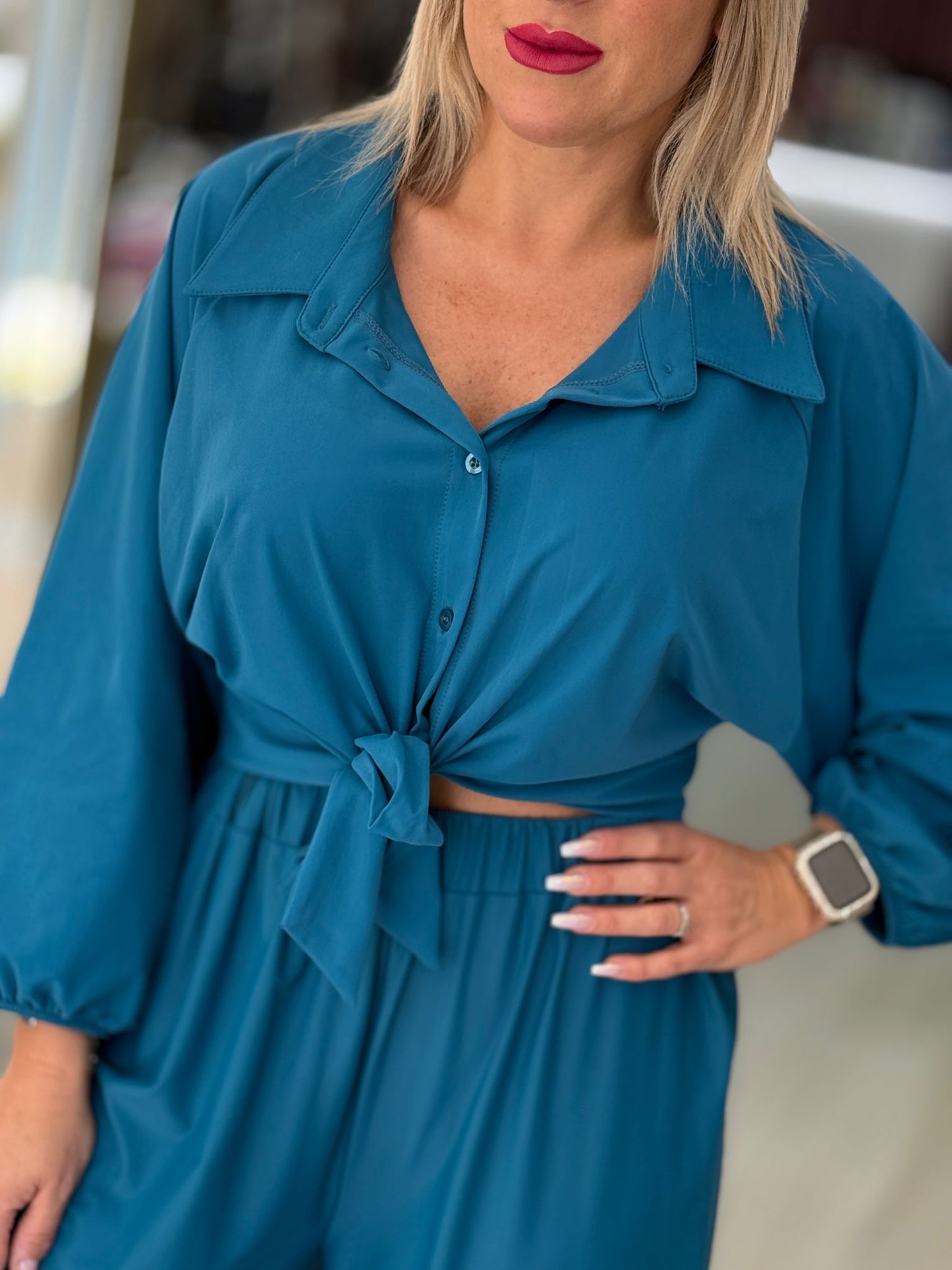 Blusa com botões