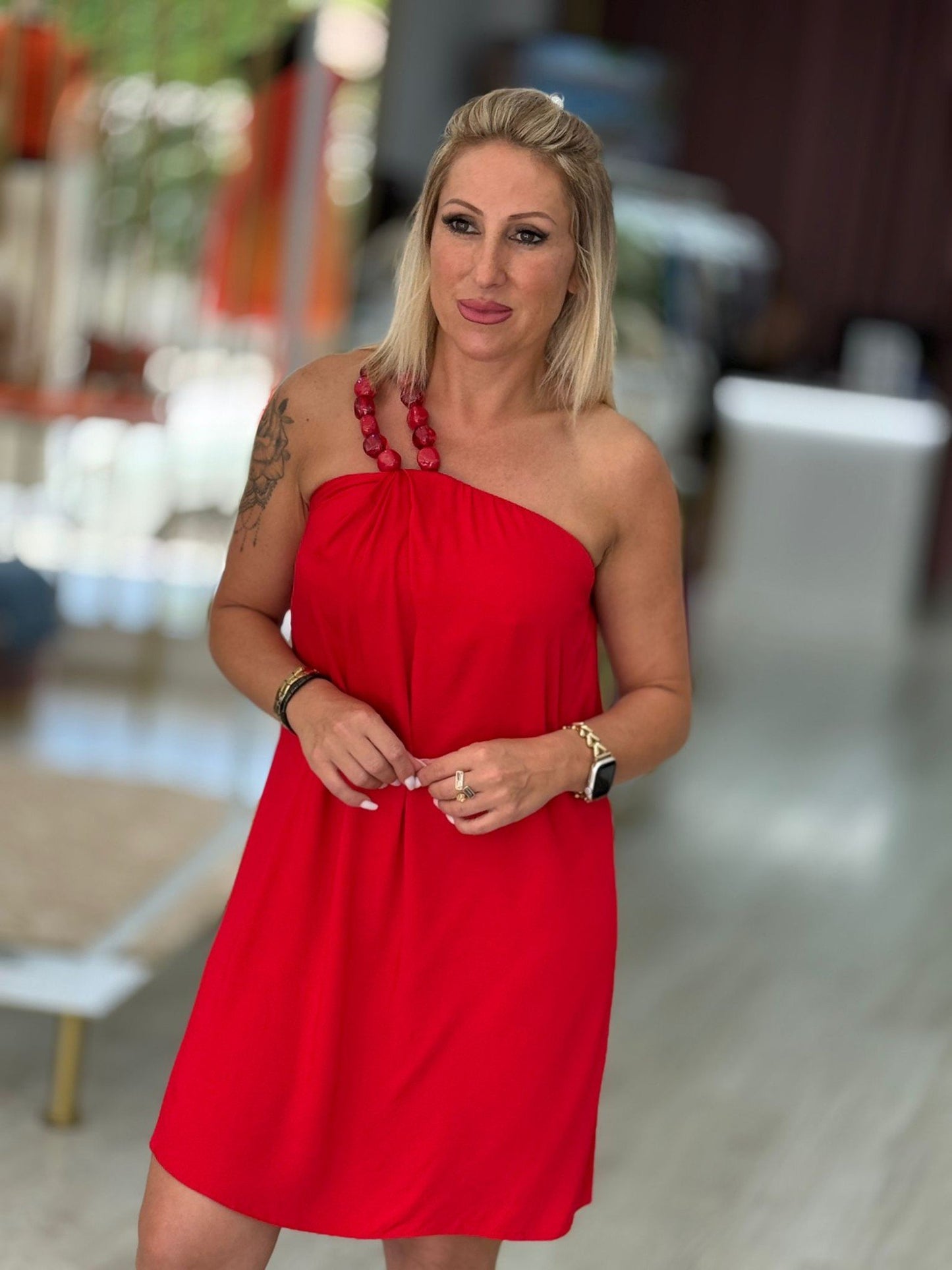 Vestido com uma alça (+ Cores)