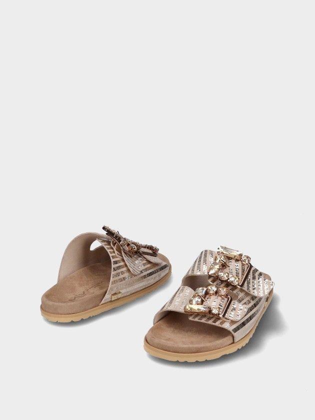 Chinelos Dourados Rasos Cintia 18