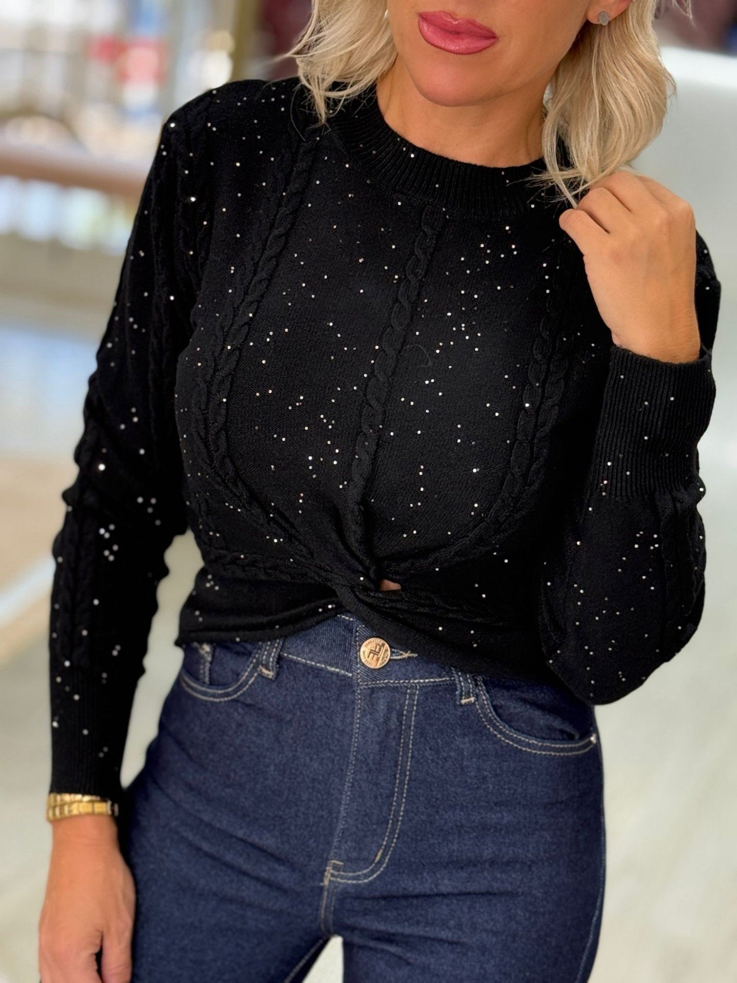 Camisola crop