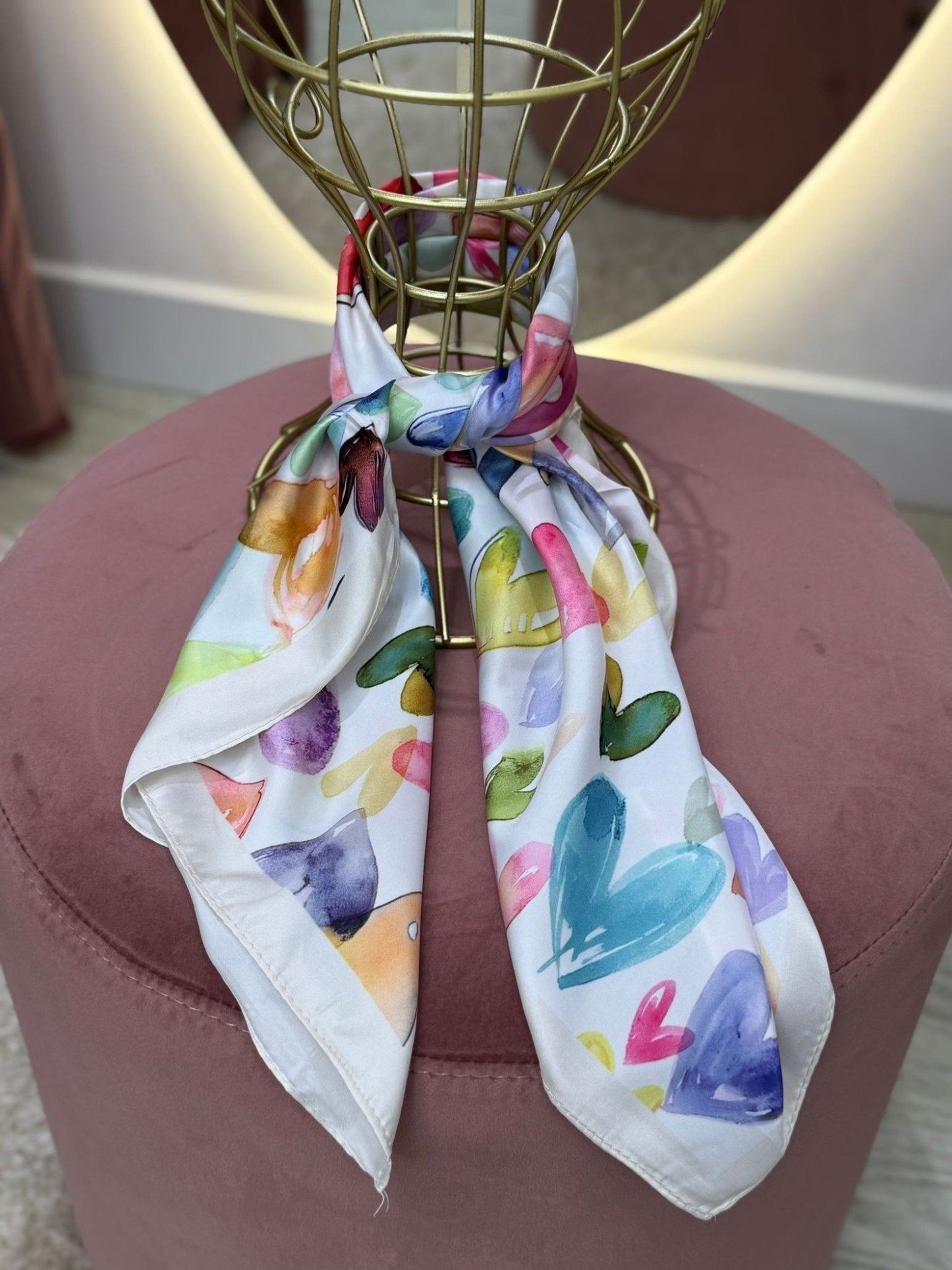 Lenço corações (+ cores)