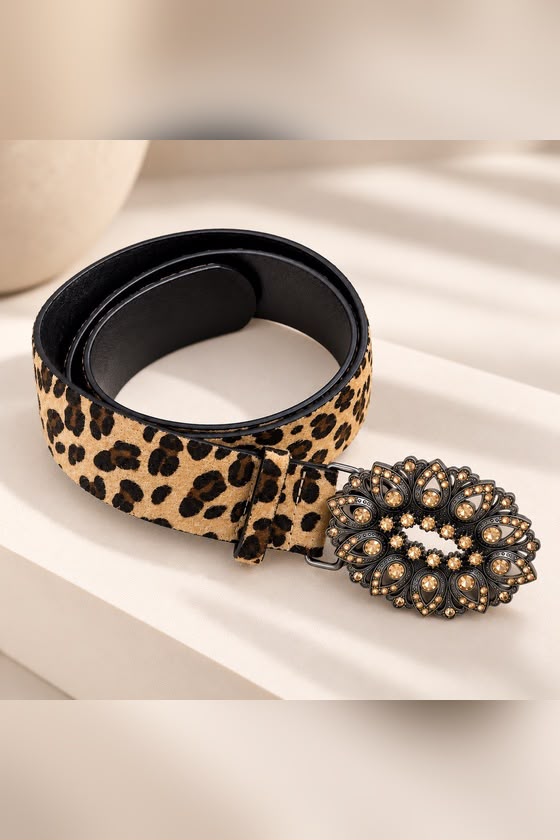 Cinto animal print