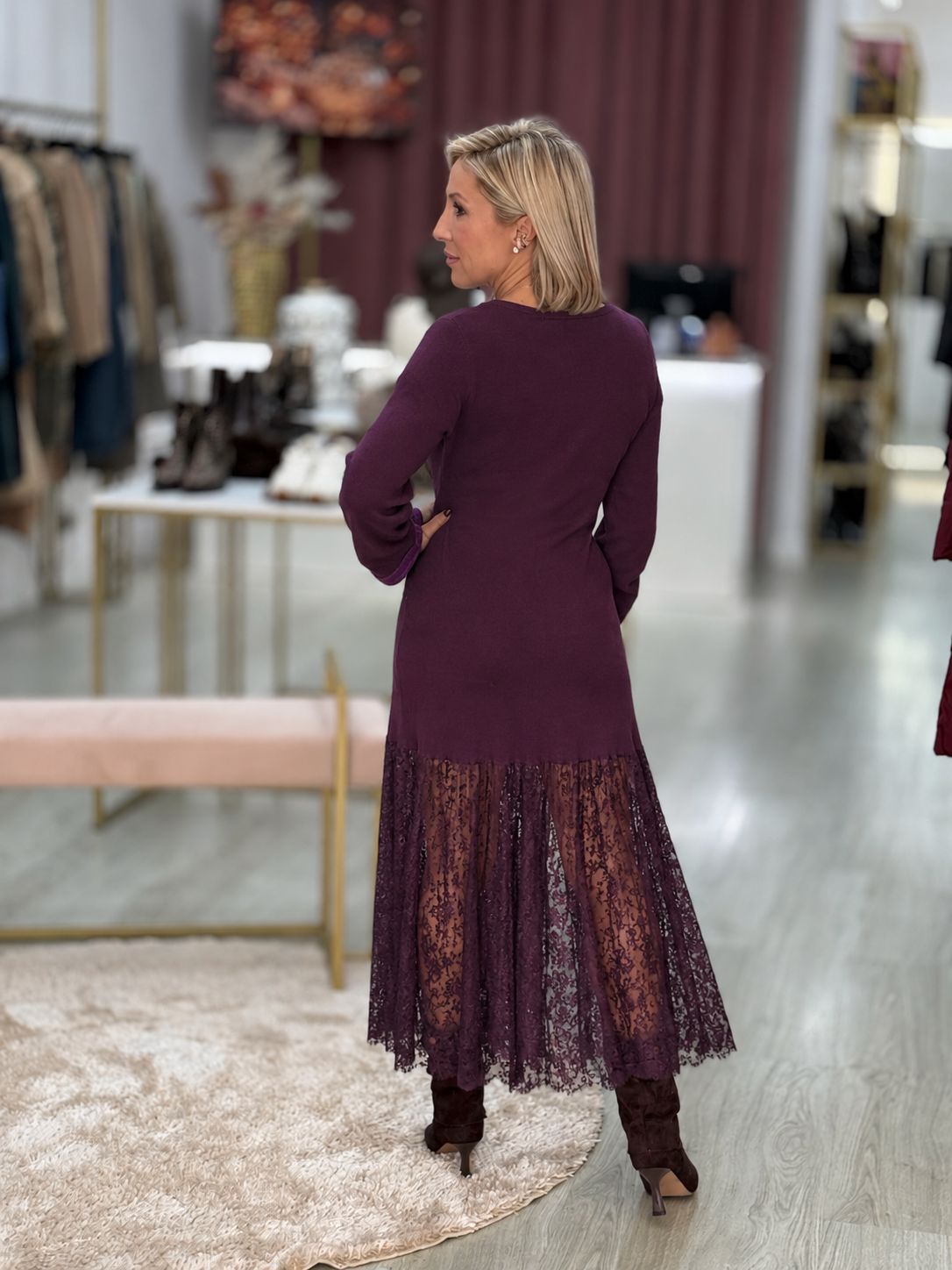 Vestido de malha