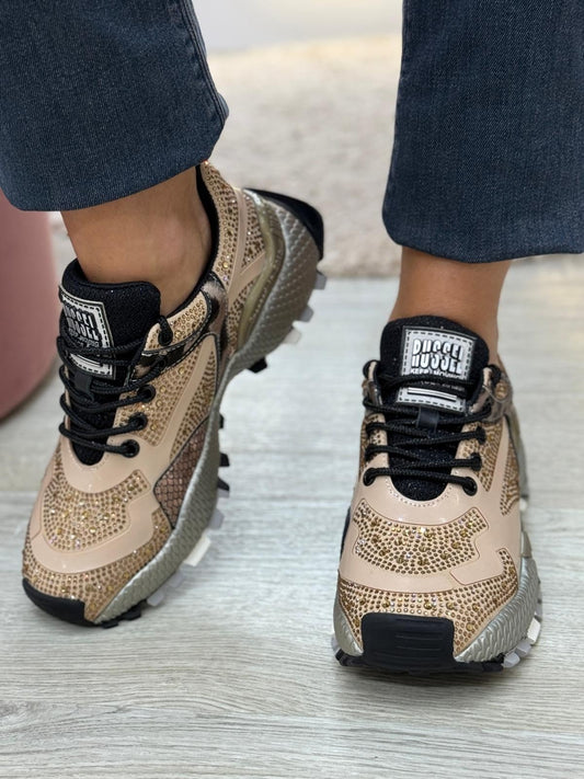 TÉNIS FLEUR GOLD LEATHER