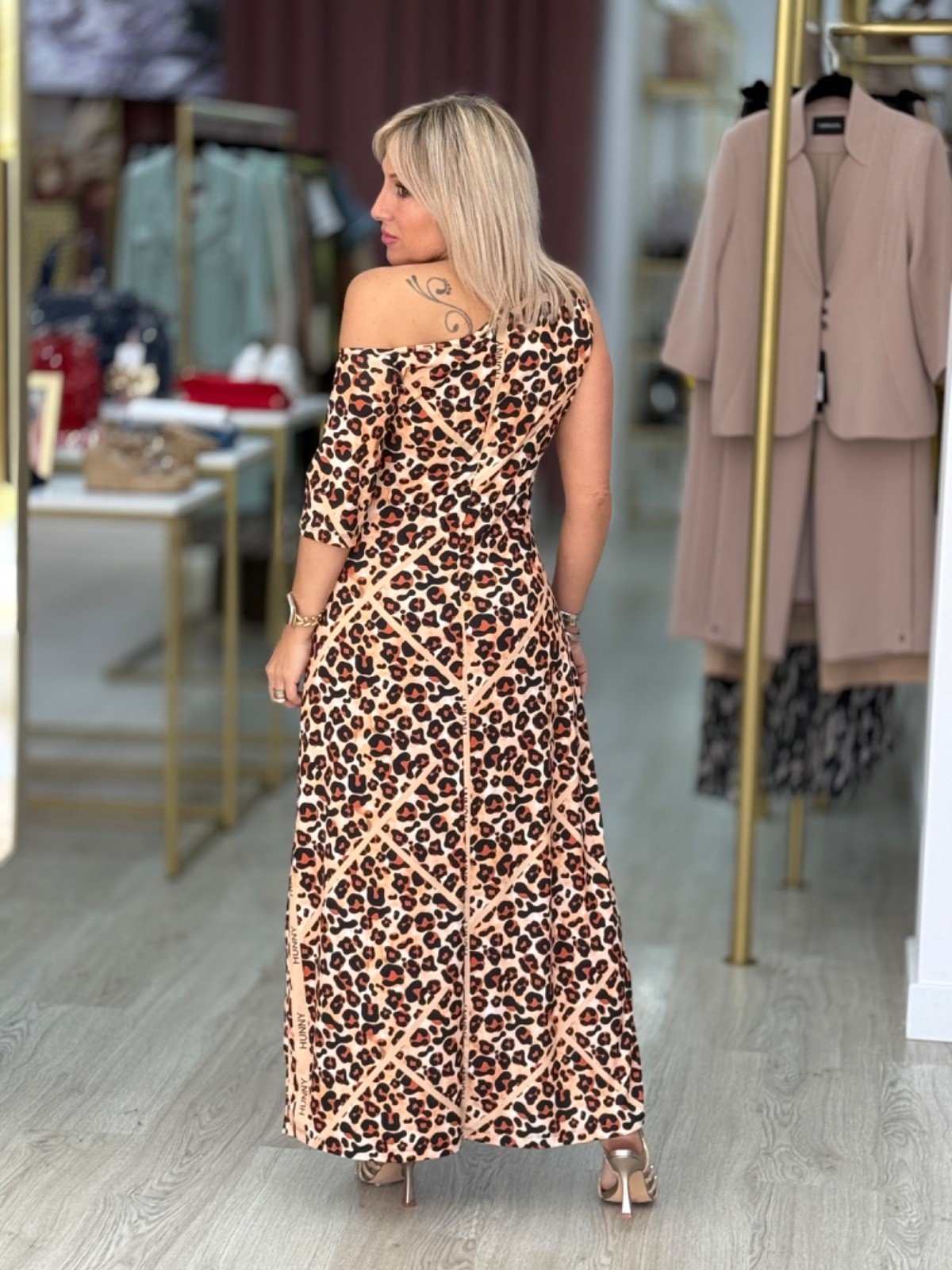 Vestido animal print