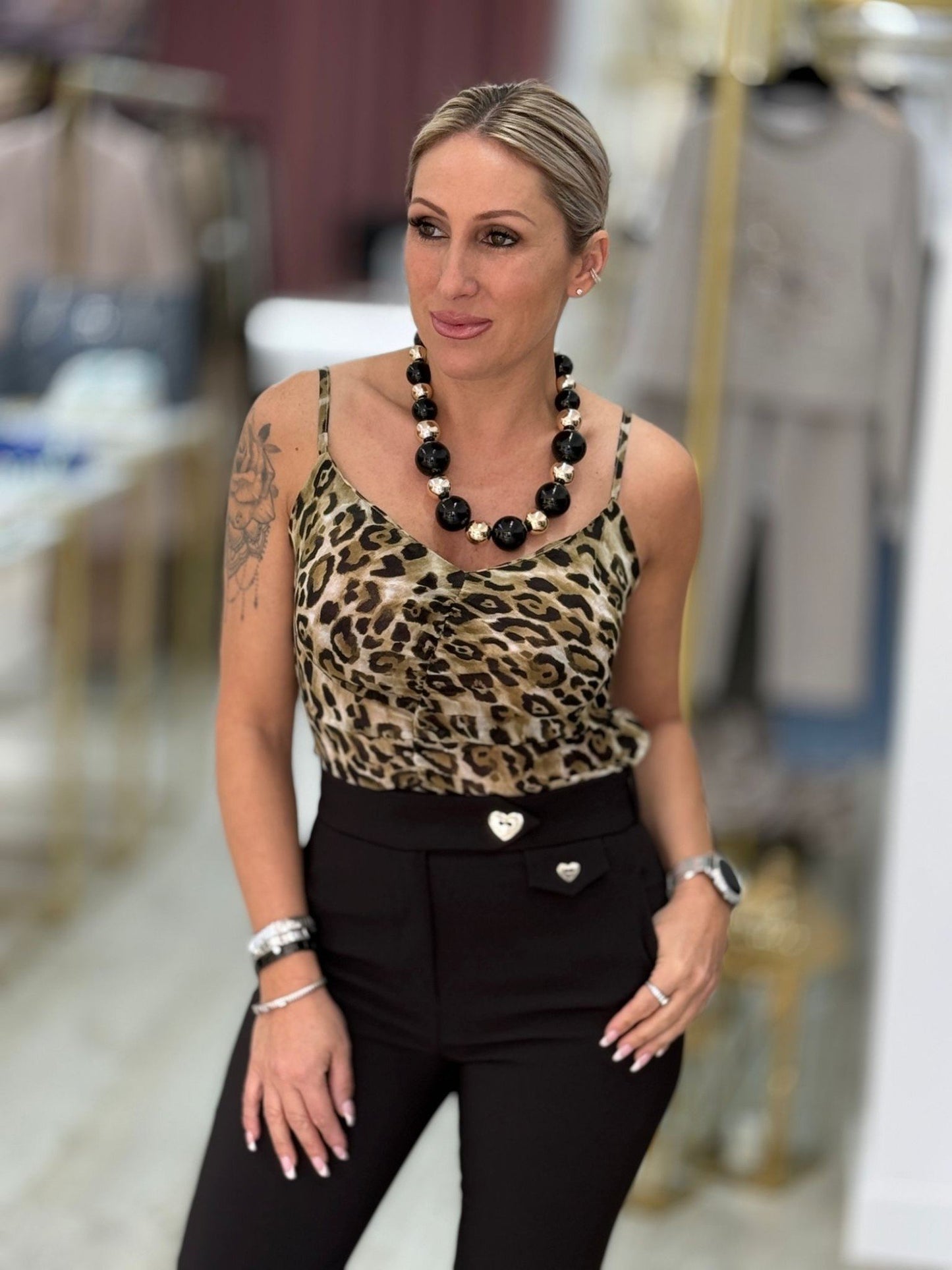 Top animal print