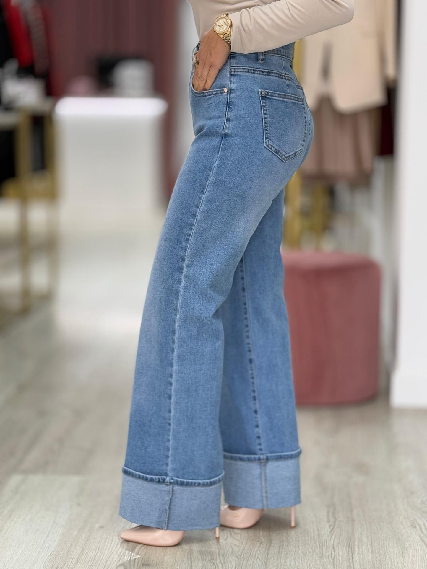 Jeans wide leg