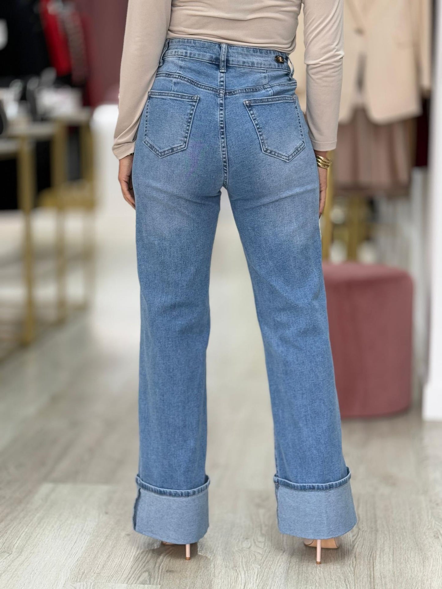 Jeans wide leg