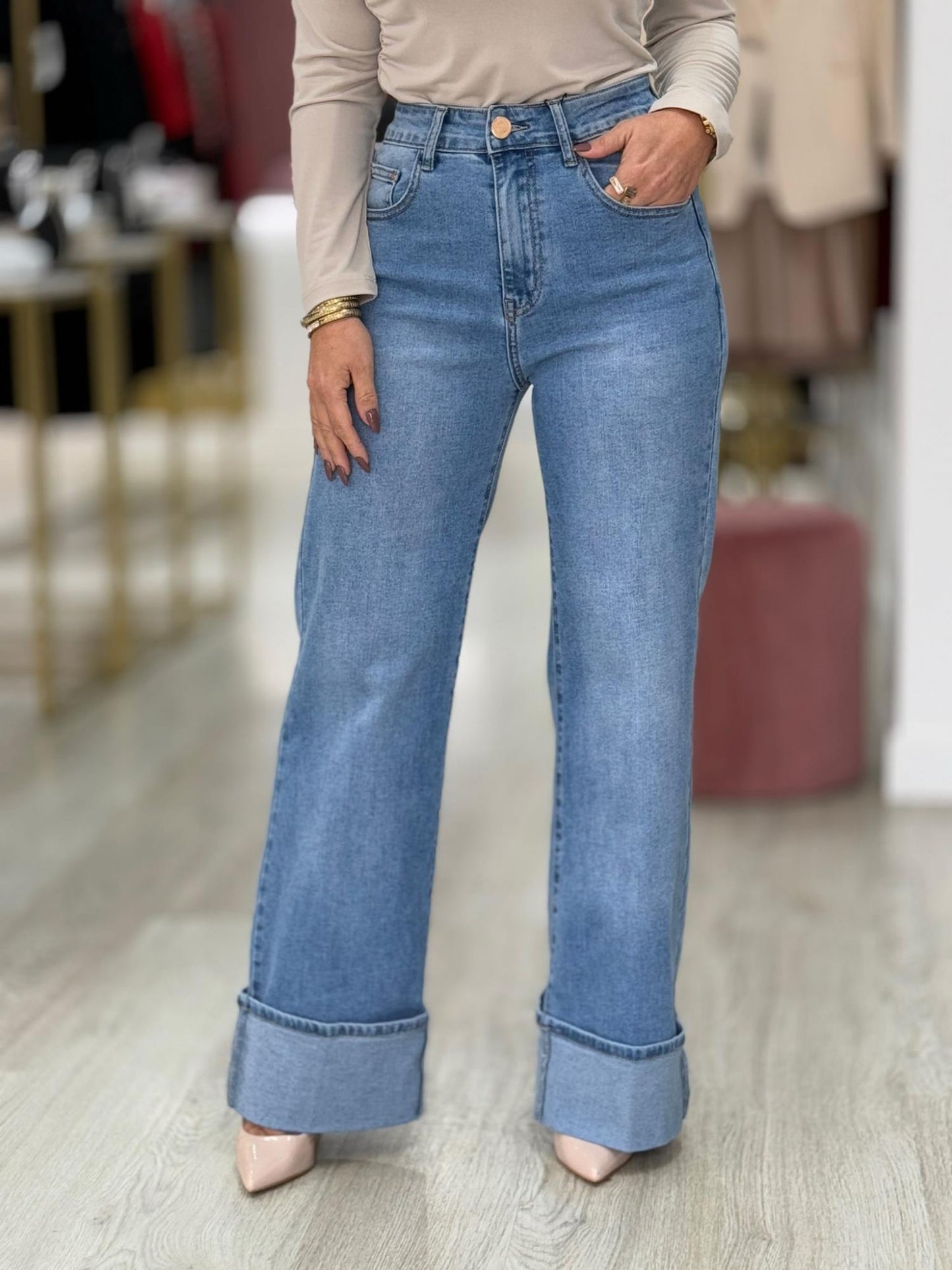 Jeans wide leg