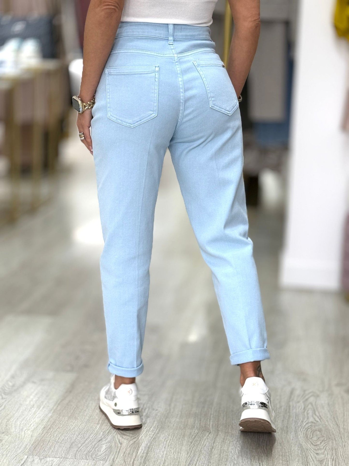 Calças de ganga mom fit